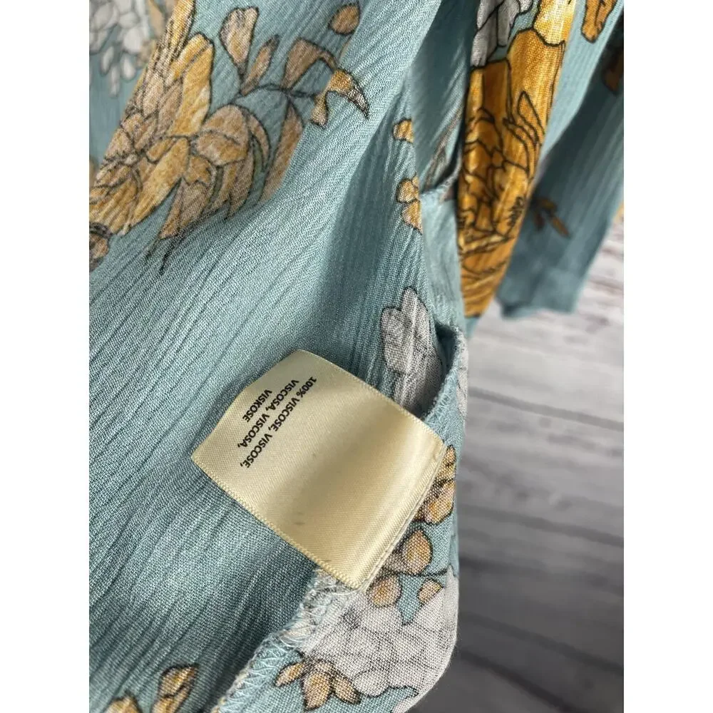 Andersen & Lauth Kimono Womens One Size Floral Open Cardigan Boho Chic Lightweig - Picture 6 of 8